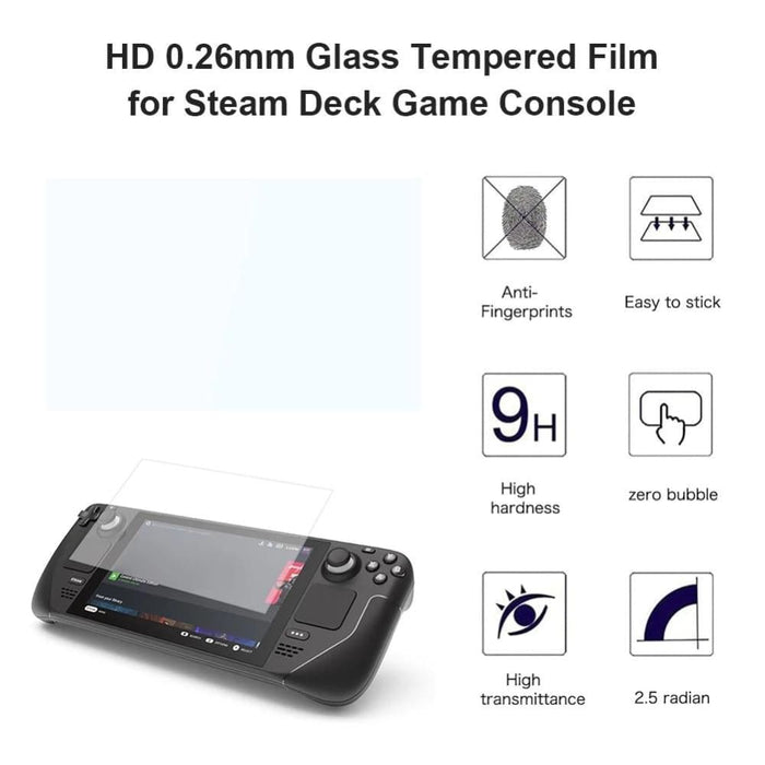 0.26mm 9h 2.5d Tempered Glass Film For Game Console