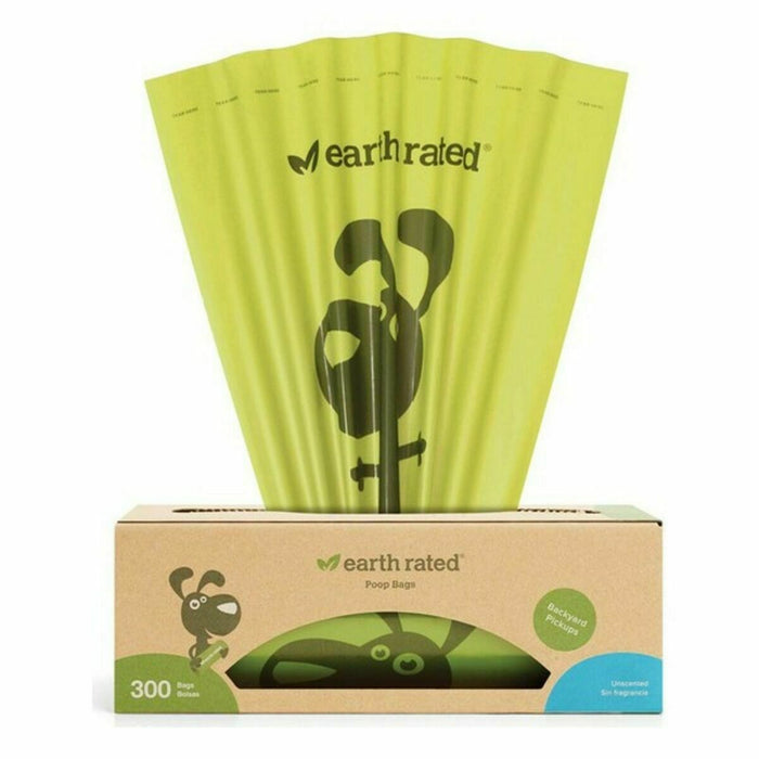 Pet Bag Dispenser By Earth Rated Unscentbio300 Paper Plastic 300 Uds