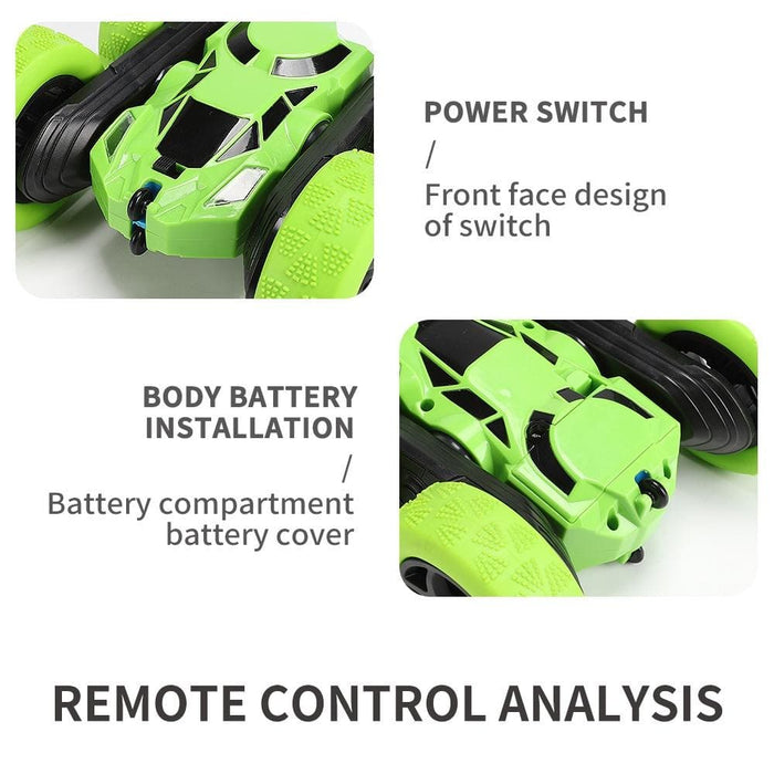 1 24 Double Sided Stunt Car Rotating Tumbling And Twisting