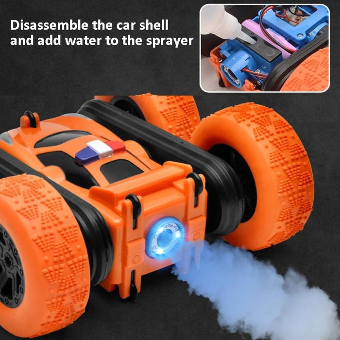 1 24 Electric Spray Remote Control Car Double Sided