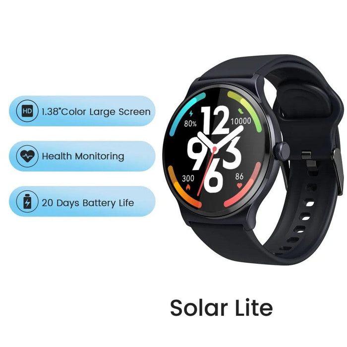 1.38’ Display Bluetooth 5.3 Heart Rate Monitor Solar Lite