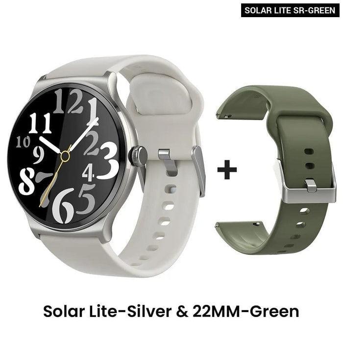 1.38’ Display Bluetooth 5.3 Heart Rate Monitor Solar Lite