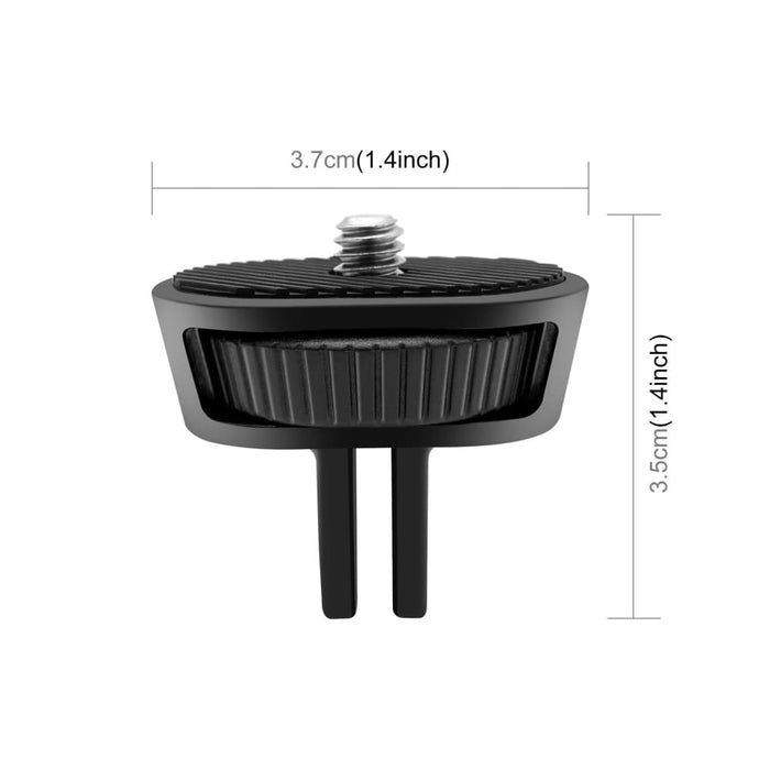 1/4 Screw Adjustable Abs Action Camera Tripod Adapter