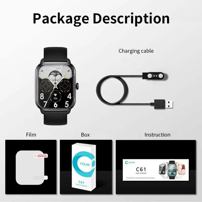 1.9 Inch Full Screen Bluetooth Sleep Monitor Smart Watch