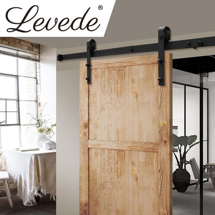 1.83m Antique Classic Style Single Sliding Barn Door