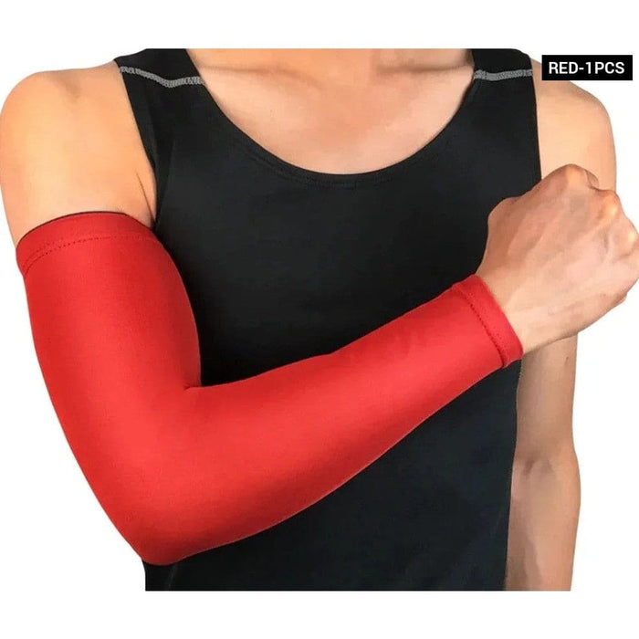 1 Pc Breathable Uv Protection Sports Compression Long Arm