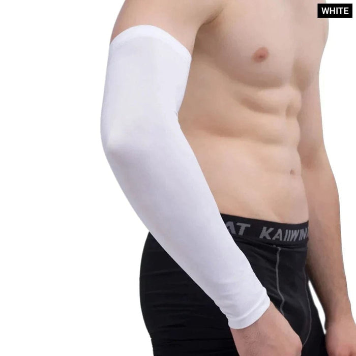 1 Pc Breathable Quick Dry Uv Protection Arm Elbow Pad