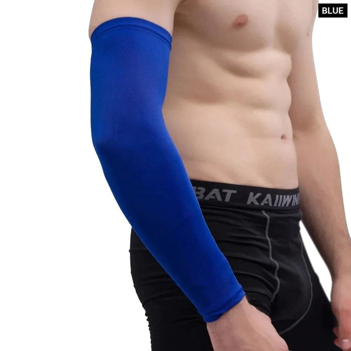 1 Pc Breathable Quick Dry Uv Protection Arm Elbow Pad