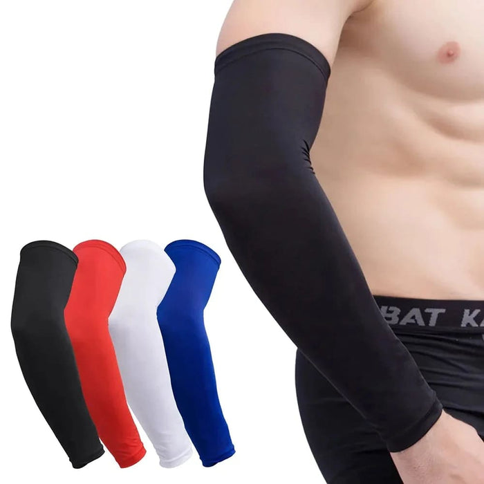 1 Pc Breathable Quick Dry Uv Protection Arm Elbow Pad