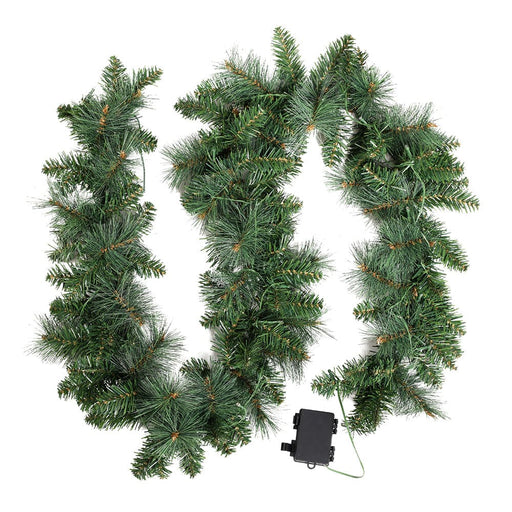 Nz Local Stock-1.8m Christmas Garland With Pre-lit Led