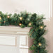 Nz Local Stock-1.8m Christmas Garland With Pre-lit Led