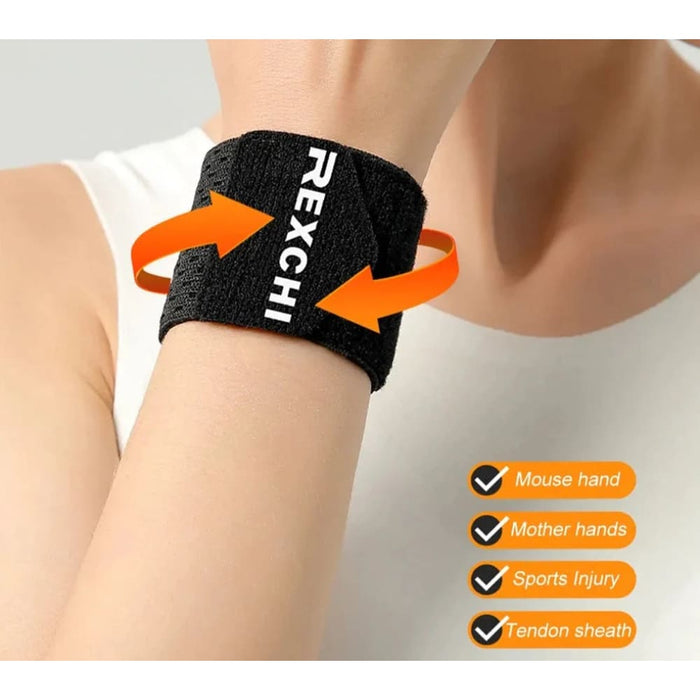 1 Pc Elastic Wrist Compression Brace Support Weightlifting