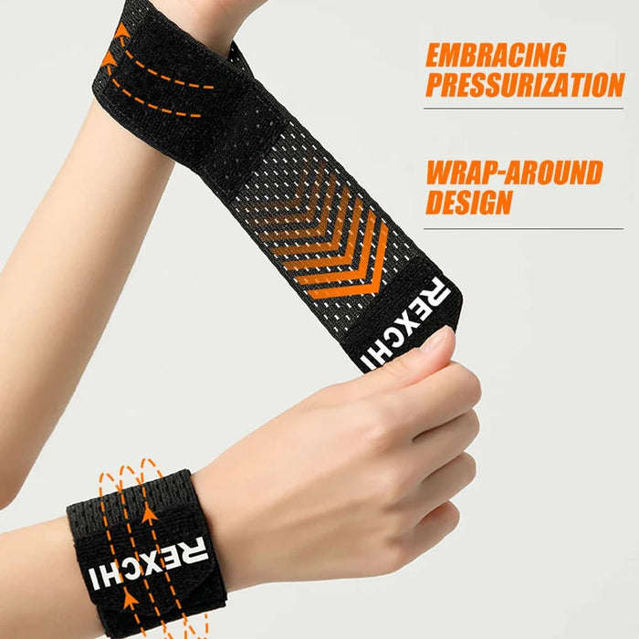 1 Pc Elastic Wrist Compression Brace Support Weightlifting