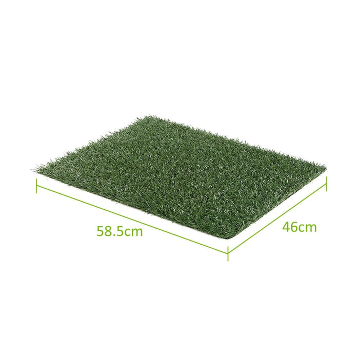 1 Grass Mat For Pet Dog Potty Tray Training Toilet 58.5cm x