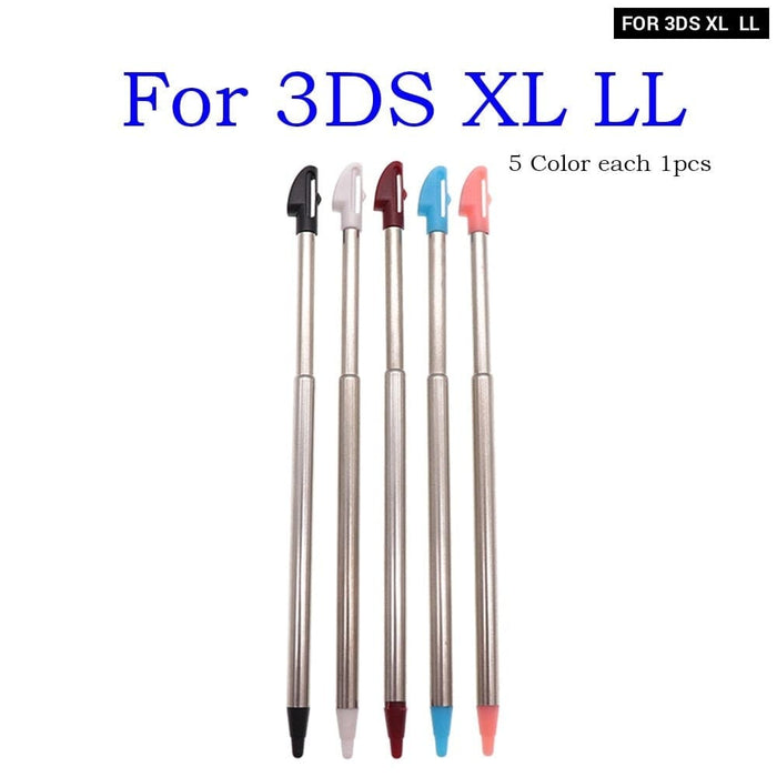 1 Set Metal Telescopic Touch Screen Stylus Pen For Nintendo