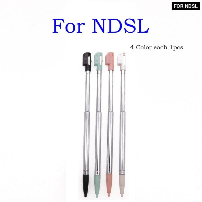 1 Set Metal Telescopic Touch Screen Stylus Pen For Nintendo