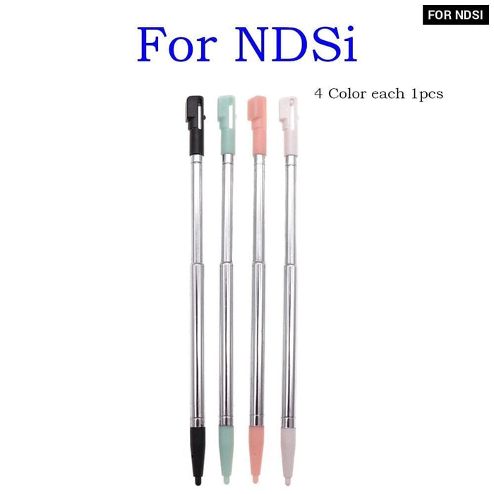 1 Set Metal Telescopic Touch Screen Stylus Pen For Nintendo