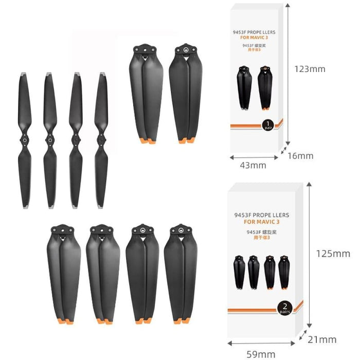 1 Pair 9453f Quick Release Paddle Tip Blades For Mavic 3