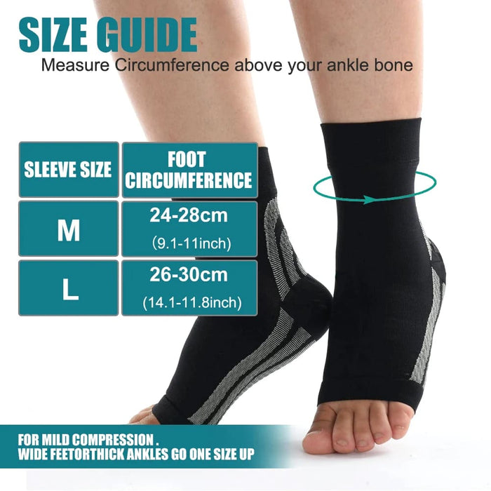 1 Pair Ankle Compression Socks For Achilles Tendonitis