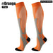 1 Pair Breathable Nylon Compression Long Socks For Running