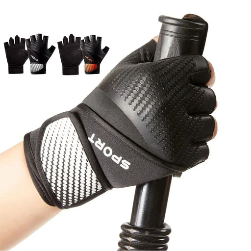 1 Pair Breathable Snug Fit Workout Gloves For Men And Women