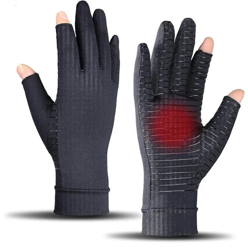 1 Pair Copper Arthritis Gloves For Hand Pain Relief