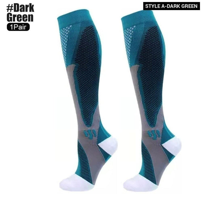 1 Pair Elastic Breathable High Socks Calf Sleeves