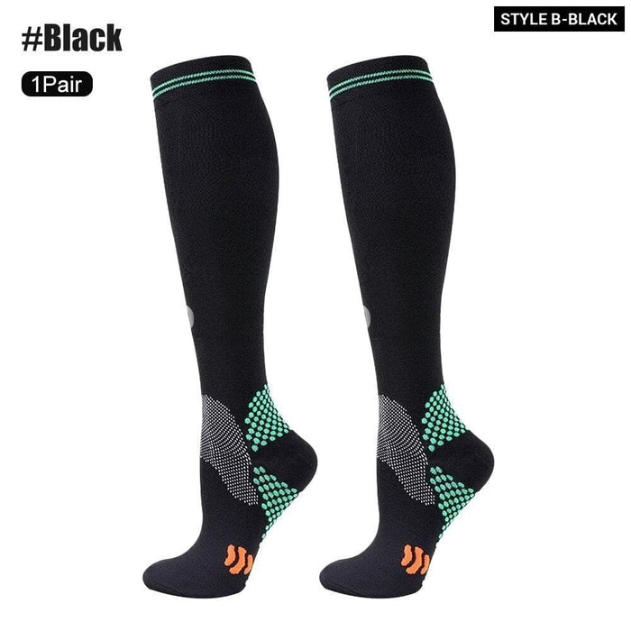 1 Pair Elastic Breathable High Socks Calf Sleeves