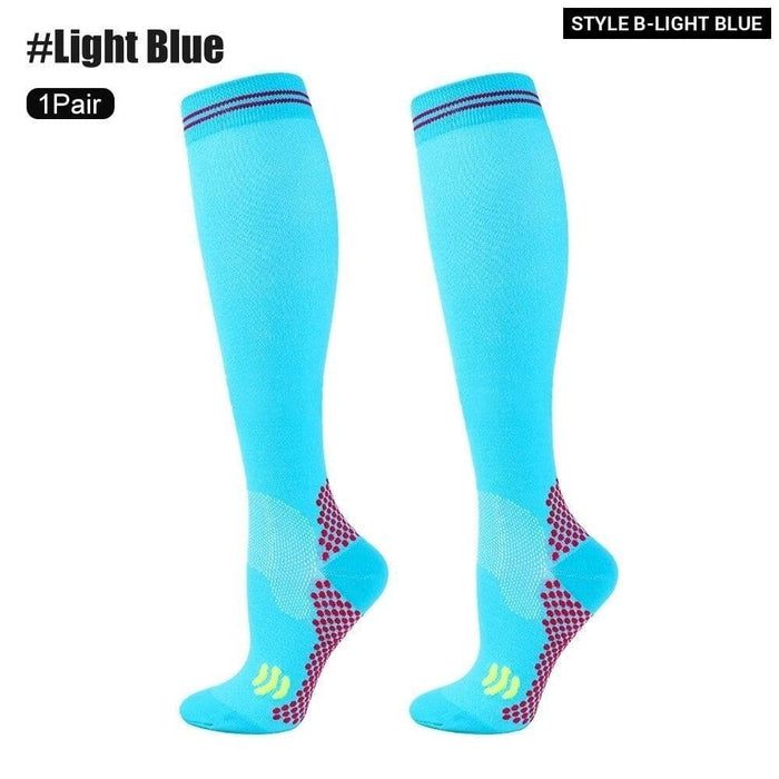 1 Pair Elastic Breathable High Socks Calf Sleeves