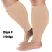 1 Pair Elastic High Stockings Calf Sleeves For Travel Work