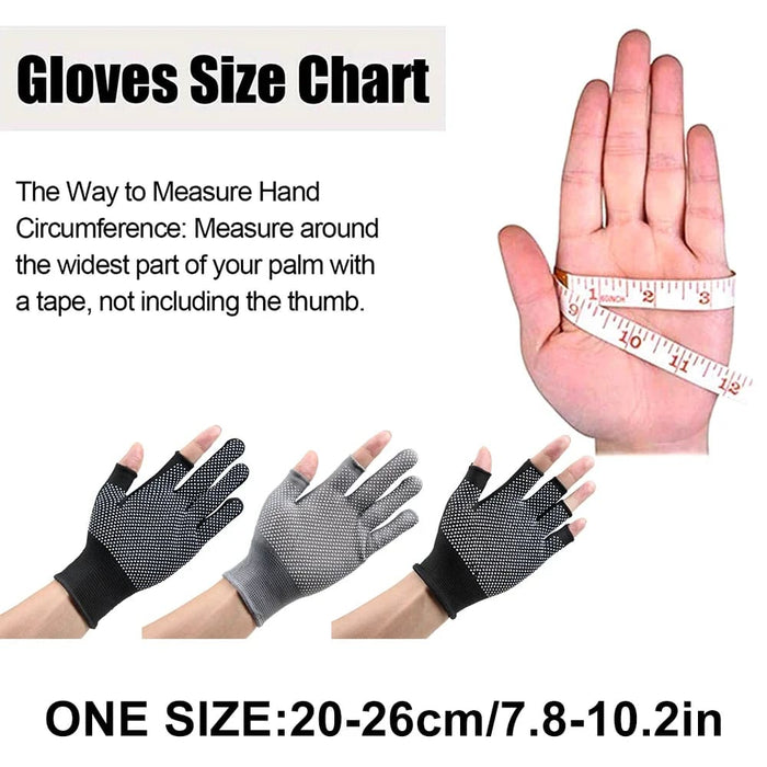 1 Pair Nylon Anti-slip Breathable Two Fingers Dispensing