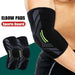 1 Pair Nylon Knitted Highly Compression Elbow Pads Prevent