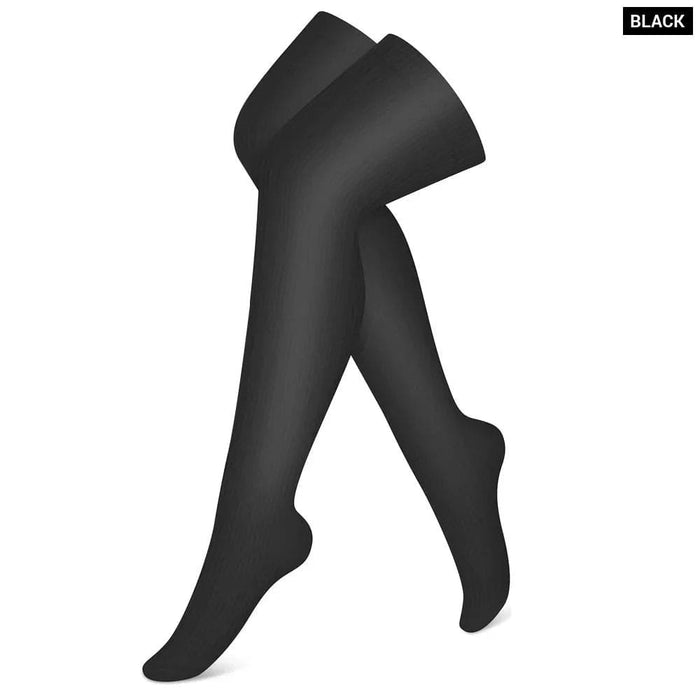 1 Pair Over Knee Compression High Stockings For Running