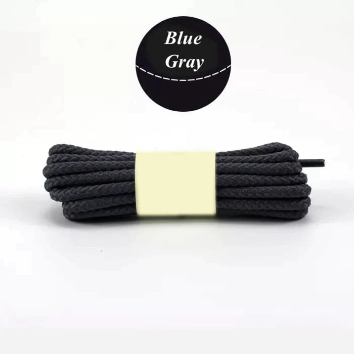 1 Pair Round Shoe Laces For Casual Sneakers Leather Shoes