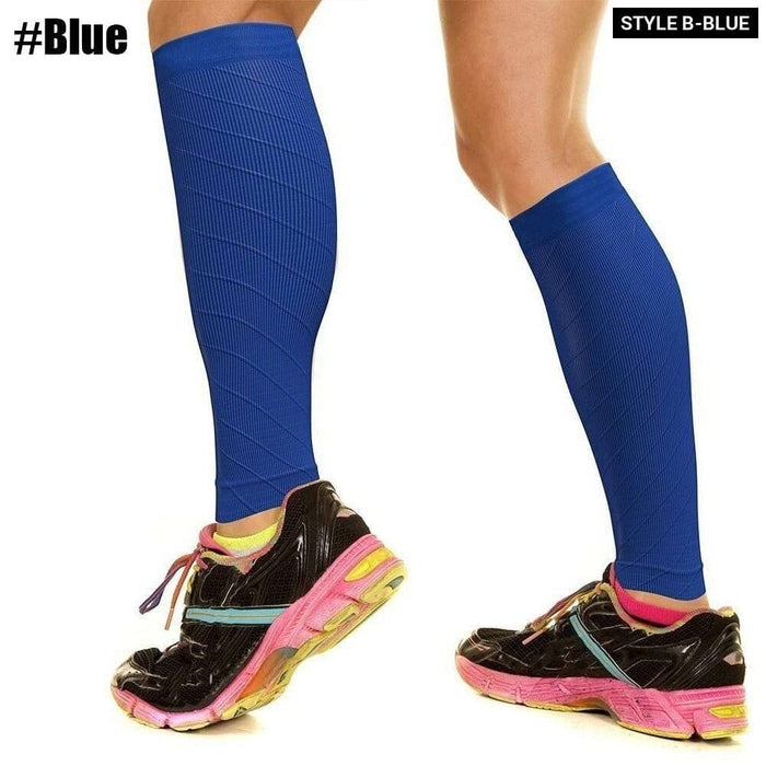 1 Pair Shin Splint Compression Footless Sock For Running