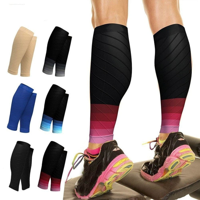 1 Pair Shin Splint Compression Footless Sock For Running