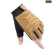 1 Pair Non-slip Shock-absorbing Half Finger Cycling Gloves