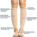 Nz Local Stock-1 Pair Sports Calf Footless Compression