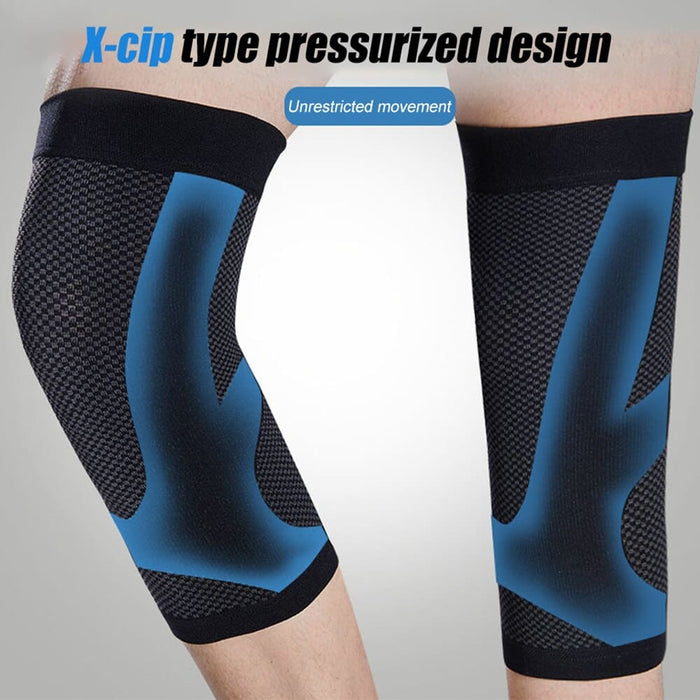 1 Pair Ultra Thin Knee Compression Sleeves For Cycling