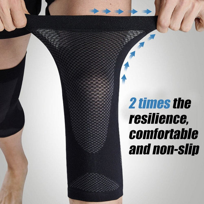 1 Pair Ultra Thin Knee Compression Sleeves For Cycling