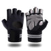 1 Pair Weight Lifting Workout Gloves With Wrist Wraps