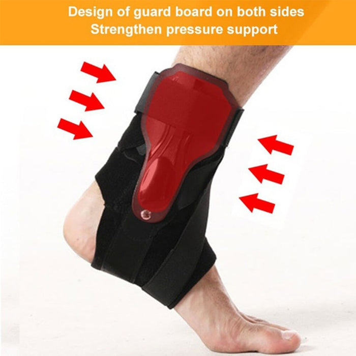 1 Piece Breathable Adjustable Ankle Brace For Cycling