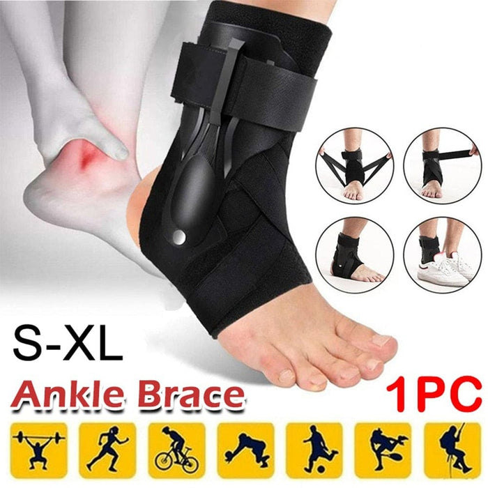 1 Piece Breathable Adjustable Ankle Brace For Cycling