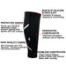 1 Piece Sports Leg Shin Guard Compression Sleeves