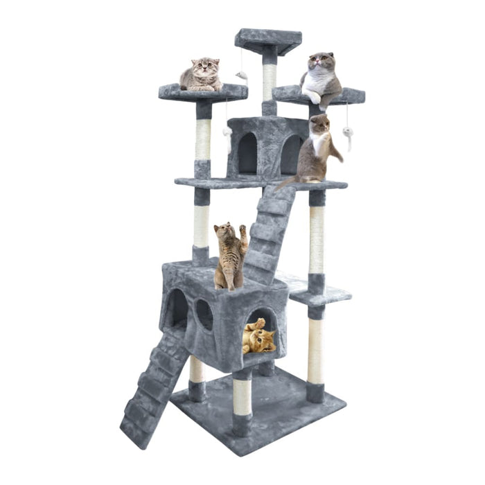 1.8m Cat Scratching Post Tree Gym House Condo Furniture