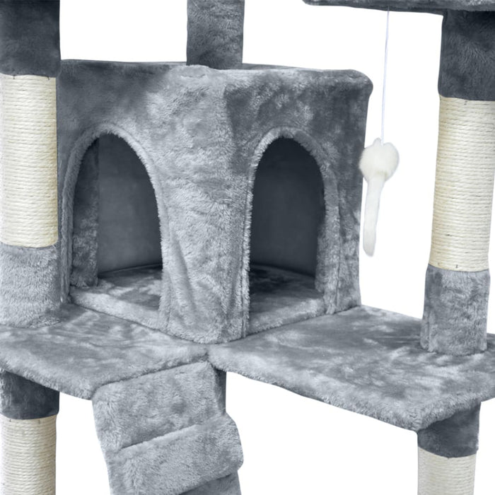 1.8m Cat Scratching Post Tree Gym House Condo Furniture