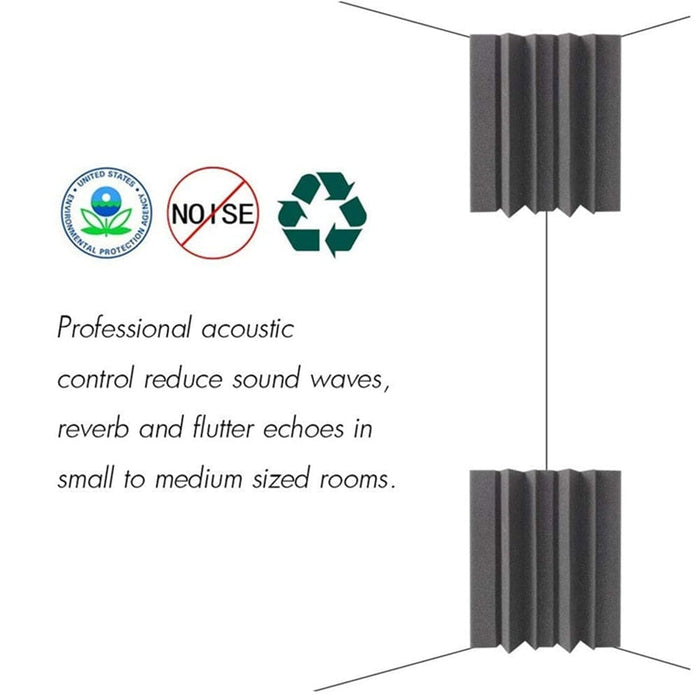 10 20pcs 18x18x30cm Acoustic Soundproof Foam Panel