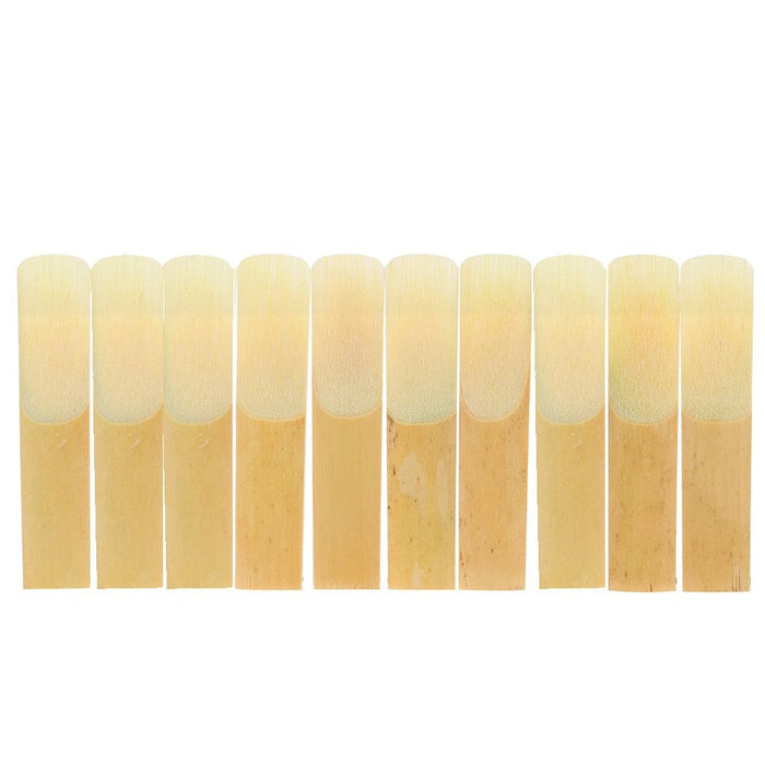 10-pack Pieces Strength 2.5 Bamboo Reeds For Eb Alto