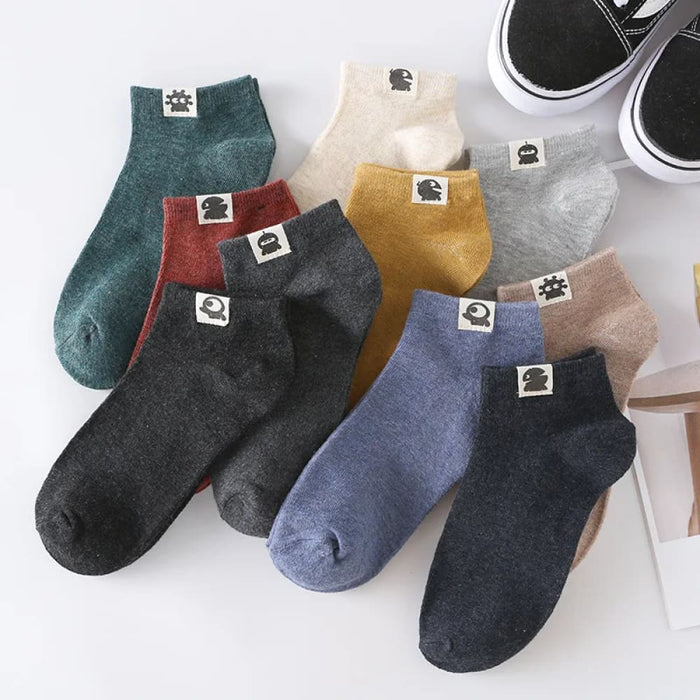 10 Pairs Mens Alien Label Socks Spring/summer