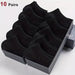 10 Pairs Mens Breathable Boat Socks High Quality Sweat